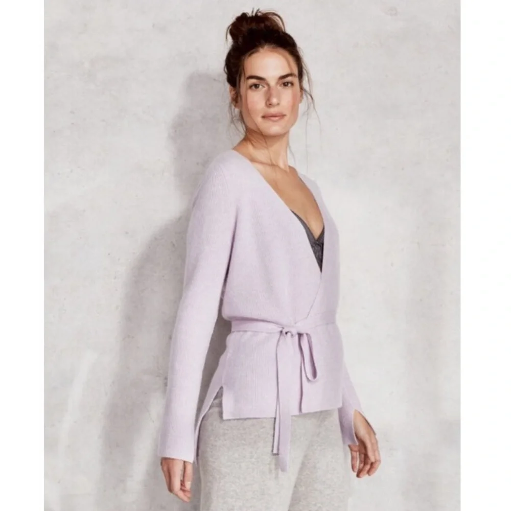 Talbots Haven Well Within Cashmere Ribbed Wrap - Picture 1 of 9